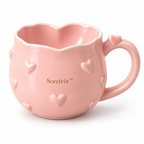 Sorelvix™ Blush Heart Ceramic Mug