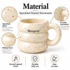 Merqavia™ Oat Speckle Ribbed Mug