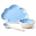 Merqavia™ Cloud Blue Stoneware Dining Set