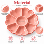 Merqavia™ Blush Bloom Divided Serving Platter