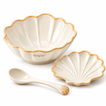 Merqavia™ Coastal Shell Porcelain Serving Set