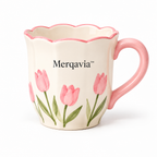 Merqavia™ Tulip Bloom Ceramic Mug