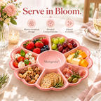 Merqavia™ Blush Bloom Divided Serving Platter