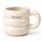 Merqavia™ Oat Speckle Ribbed Mug