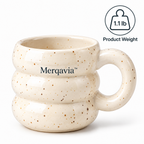 Merqavia™ Oat Speckle Ribbed Mug